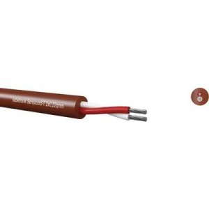 Sensor lead Sensocord 2 x 0.22mm Red brown Kabeltroni