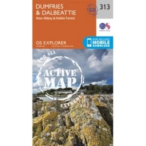 Dumfries and Dalbeattie by Ordnance Survey (Sheet map, folded, 2015)