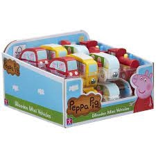 Peppa Pig Wooden Mini Vehicle Wood - wilko