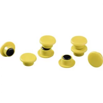 Durable Magnet 475104 (Ø) 15mm Round Yellow 1 Set 475104