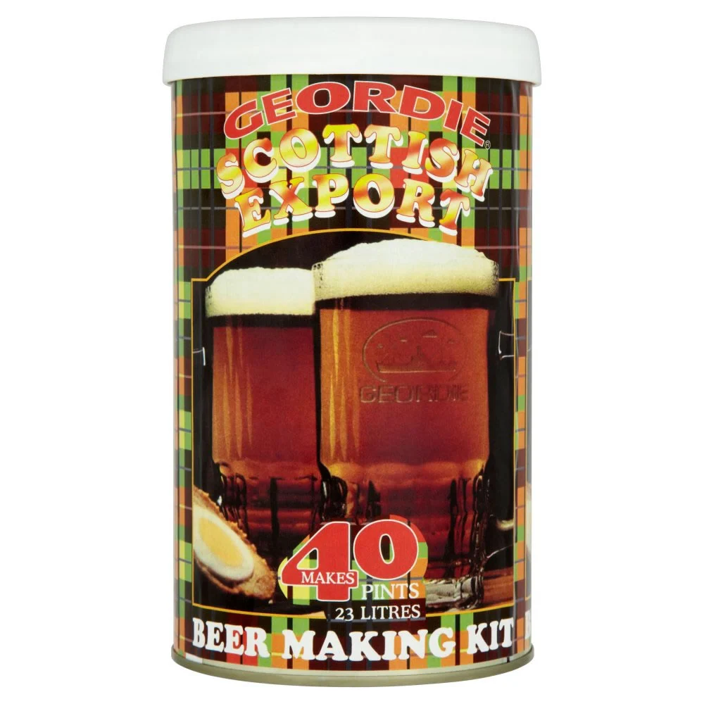 Geordie Beer Making Kit Scottish Export 1.5kg Makes 40 Pints