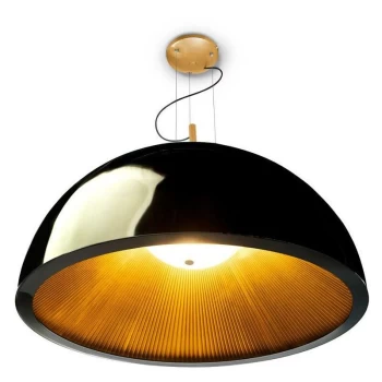 Leds-c4 Grok Lighting - Leds-C4 GROK - 3 Light Large Dome Ceiling Pendant Black, Gold, E27