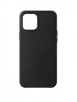 Native Union Clic Classic Fully Wrapped Italian Leather Case For iPhone 12/12 Pro - Black