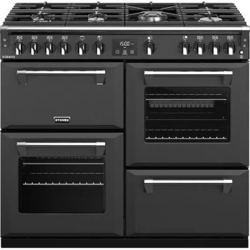 Stoves Richmond S1000G 100cm Gas Range Cooker with Electric Grill - Anthracite - A/A/A+ Rated