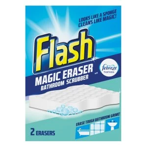 Flash Magic Eraser Bathroom Scrubber