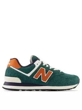 New Balance 574 Trainers - Green, Size 8.5, Men