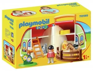 Playmobil 70180 1/2/3 My Take Along Farm Playset