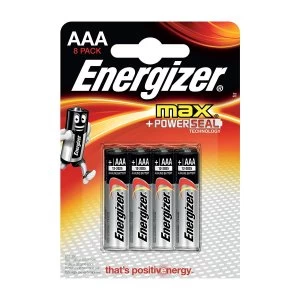 Energizer Max AAA Batteries - Pack of 8