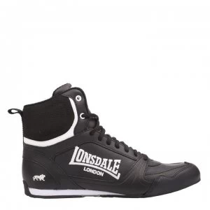 Lonsdale Boxing Boots Juniors - Black/White