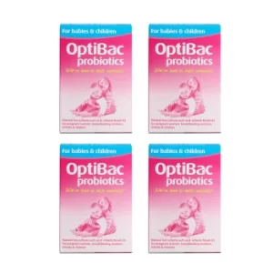 OptiBac Probiotics For Babies And Children x4