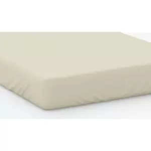 100% Cotton 200 Thread Count Fitted Sheet Deep 15" Single Lemon