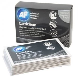 AF Cardclene (Impregnated) Cleaning Cards PK 20