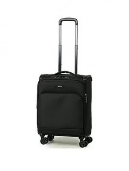 Rock Luggage Georgia Carry-On 8-Wheel Suitcase - Black