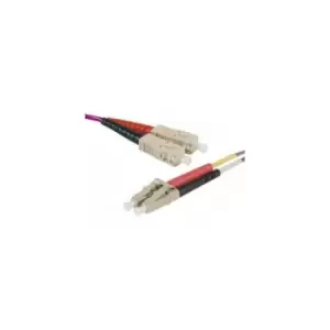 Hypertec 392522-HY fibre optic cable 30 m SC LC OM4 Pink
