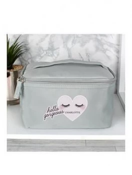Personalised Eyelashes Travel Make Up Bag