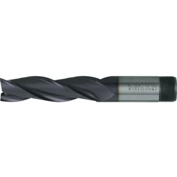 14.00MM HSS-Co 8% 3 Flute Threaded Shank Long Series Slot Drills - TiC - Swisstech