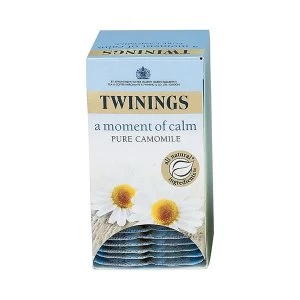 Twinings Moment of Calm Pure Camomile Individually-wrapped Infusion Tea Bags Pack of 20 Tea Bags