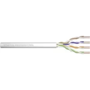 Digitus DK-1511-V-305-1 Network cable CAT 5e U/UTP 4 x 2 x 0.20 mm² Grey-white (RAL 7035) 305 m