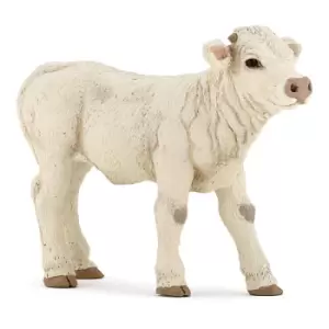 Papo Farmyard Friends Charolais Calf Toy Figure, 10 Months or...