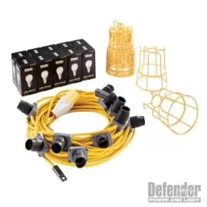Defender E89811 LED Festoon Kit 22m 110V 100W 8000 lumens