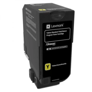 Lexmark 74C2SY0 Yellow Laser Toner Ink Cartridge