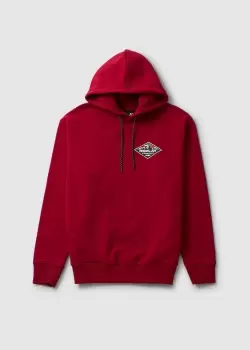 Replay Mens Mountain Pullover Hoodie In Chili Red