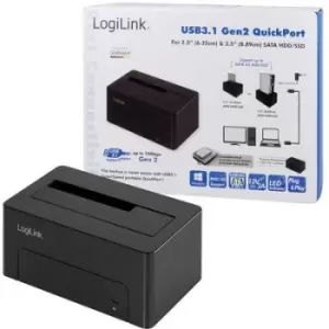 LogiLink QP0027 HDD docking station No. of HDDs (max.): 1 x 2.5 inch, 3.5 inch