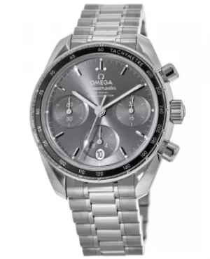 Omega Speedmaster Co-Axial Chronograph 38mm Grey Dial Steel Mens Watch 324.30.38.50.06.001 324.30.38.50.06.001