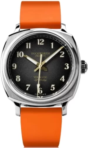 Duckworth Prestex Watch Verimatic Black Fume Orange Rubber Limited Edition