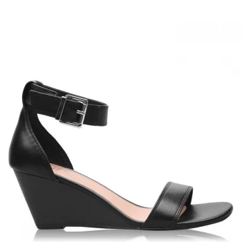 Aldo Abaussa Wedge Sandals Ladies - Black