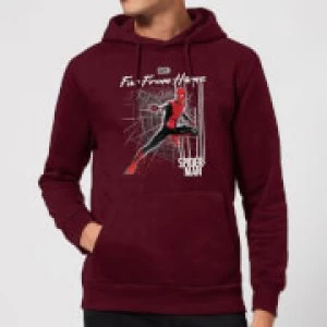 Spider-Man Far From Home Web Tech Hoodie - Burgundy - L