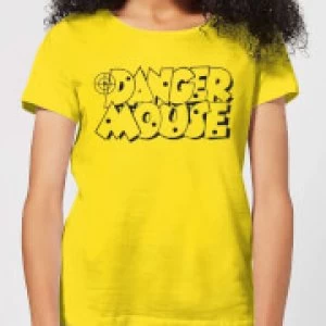 Danger Mouse Target Womens T-Shirt - Yellow - L - Yellow