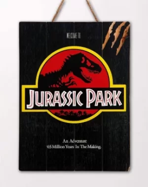 Jurassic Park Welcome To Jurassic Park WoodArts 3D Print