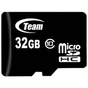Team 32GB Micro SDHC Class 10 Flash Card with Adapter