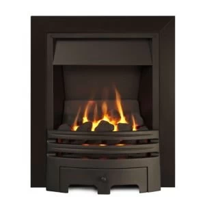 Ignite Westerly Open Fronted Black Inset Multiflue gas fire