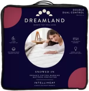 Dreamland Cotton Electric Dual Control Blanket-Double