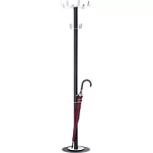 Paperflow Coat Stand Easy Cloth Model D 350 x 350 x 175mm Anthracite