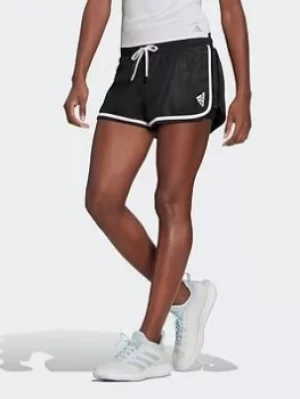 adidas Club Tennis Shorts, White/Black Size M Women