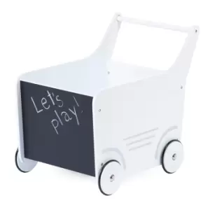 Childhome Wooden Toy Stroller - White