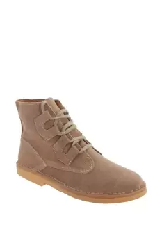 Ghillie Tie Real Suede Desert Boots