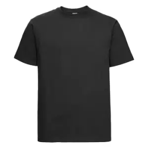 Russell Mens Heavyweight T-Shirt (XXL) (Black)