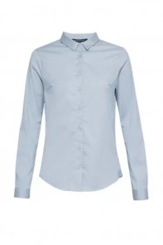 French Connection Eastside Cotton Shirt Blue