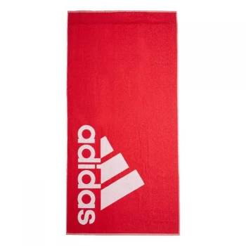 adidas Towel Large Unisex - Collegiate Red