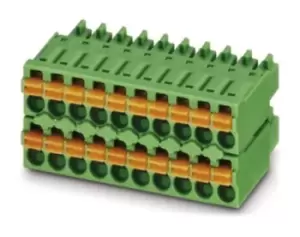 Phoenix Contact FMCD 1.5/ 8-ST-3.5 16-pin Pluggable Terminal Block, 3.5mm Pitch 2 Rows