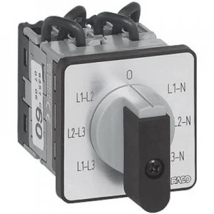 Voltmeter changeover switch 16 A 360 Grey Bla