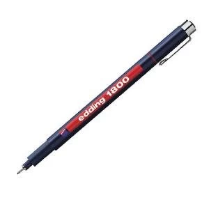 Edding 1800 Profipen Technical Pen Ultra Fine Black Pack of 10
