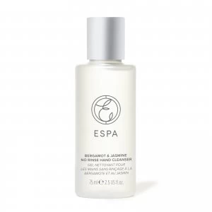 ESPA Essentials Jasmine and Bergamot Hand Sanitiser 75ml (Travel)
