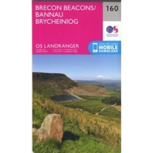 Brecon Beacons by Ordnance Survey (Sheet map, folded, 2016)