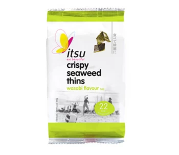 Itsu Wasabi Crispy Seaweed Thins - 5g x 18