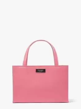 Kate Spade Sam Icon Spazzolato Leather Small Tote Bag, Feather Pink, One Size